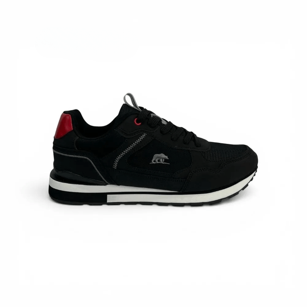 Tenis Deportivos Blackmountain Todo Terreno Para Hombre Negro/rojo 646025