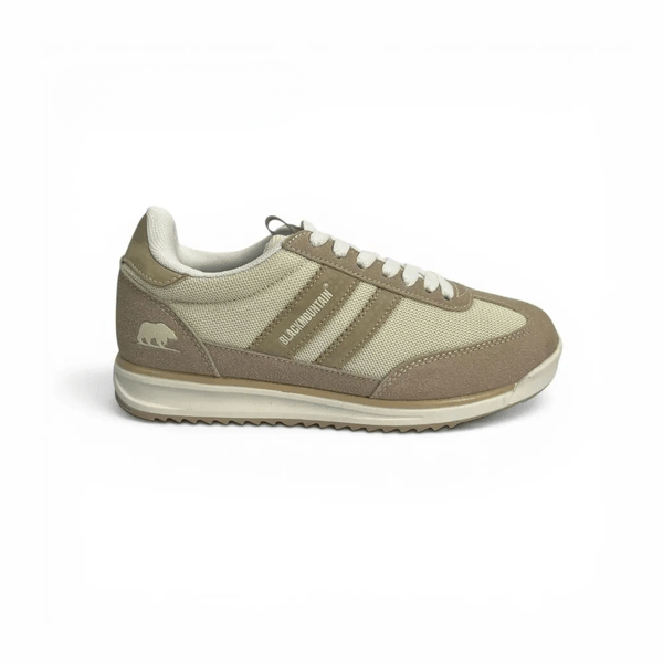 Tenis Blackmountain Urbanas Casuales Estilo Vintage Para Mujer Beige 646032