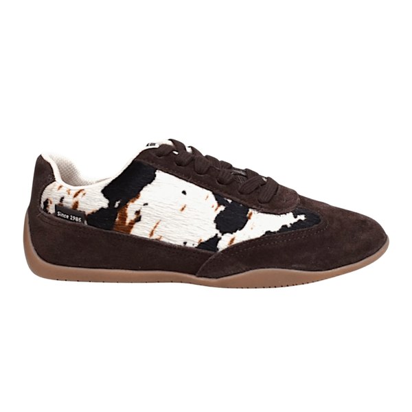 Tenis Casual Mujer Animal Print Bottero Café 645596
