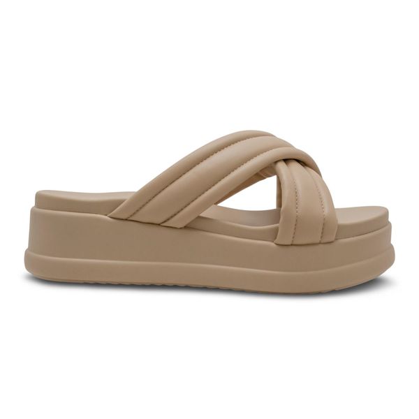 Sandalias Via Spring Casual Para Mujer Planta Media Nude 280563
