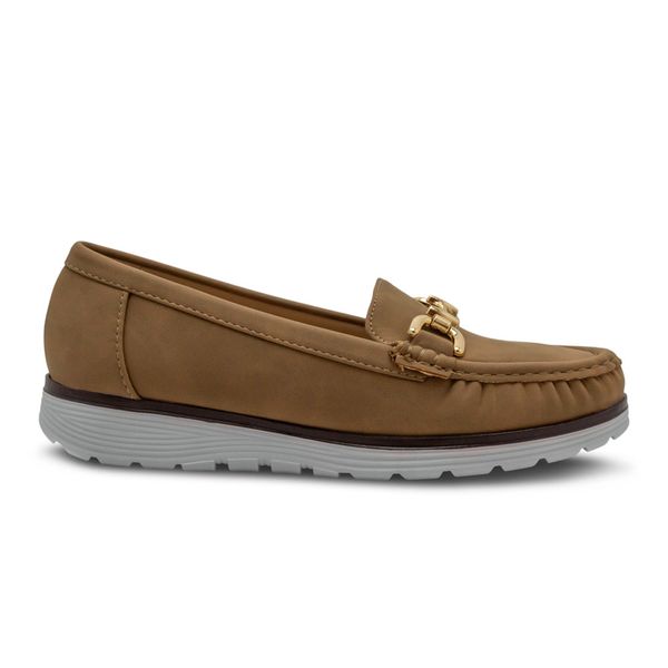 Mocasines Via Spring Casual Para Mujer Planta Baja Cafe 280565