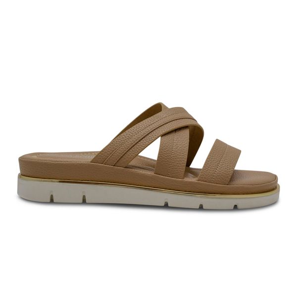Sandalias Para Mujer Confort Via Spring Beige 280584