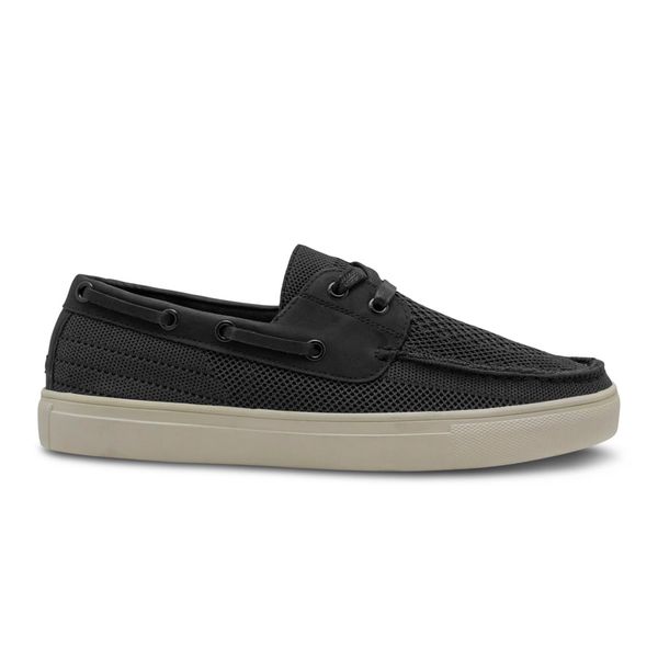 Zapatos Náuticos Informales Breaker de Malla para Hombre Negro 280632