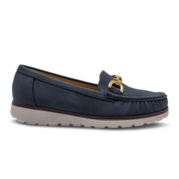 Mocasines Para Mujer Casual Via Spring Azul 280653