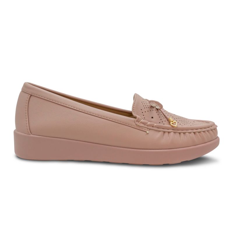 Mocasines-Para-Mujer-Casual-Via-Spring-Rosa-280654-Talla-36-0