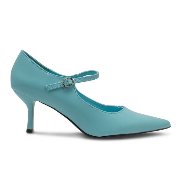Tacones Primavera Formal Mujer Tacon Alto Azul 280818
