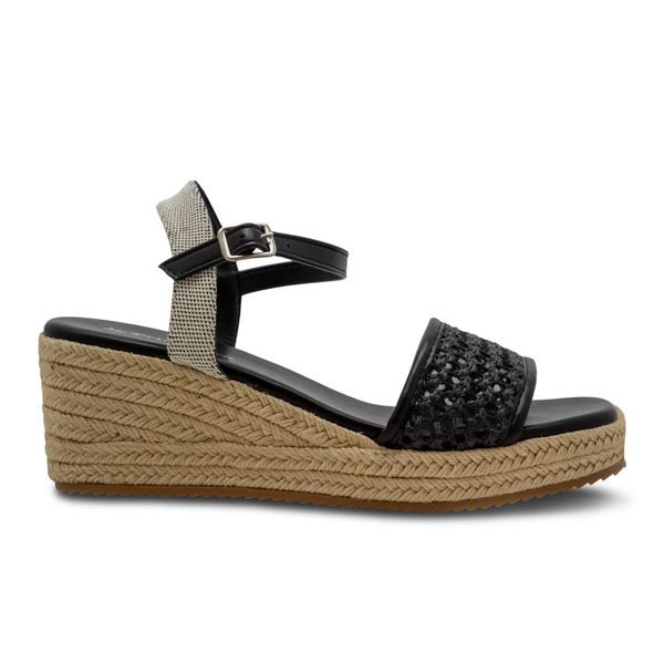 Sandalias Primavera Casual Mujer Planta Alta Negro 280827