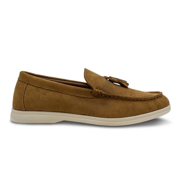 Mocasines Breaker de Gamuza Marrón con Borlas para Hombre 280192