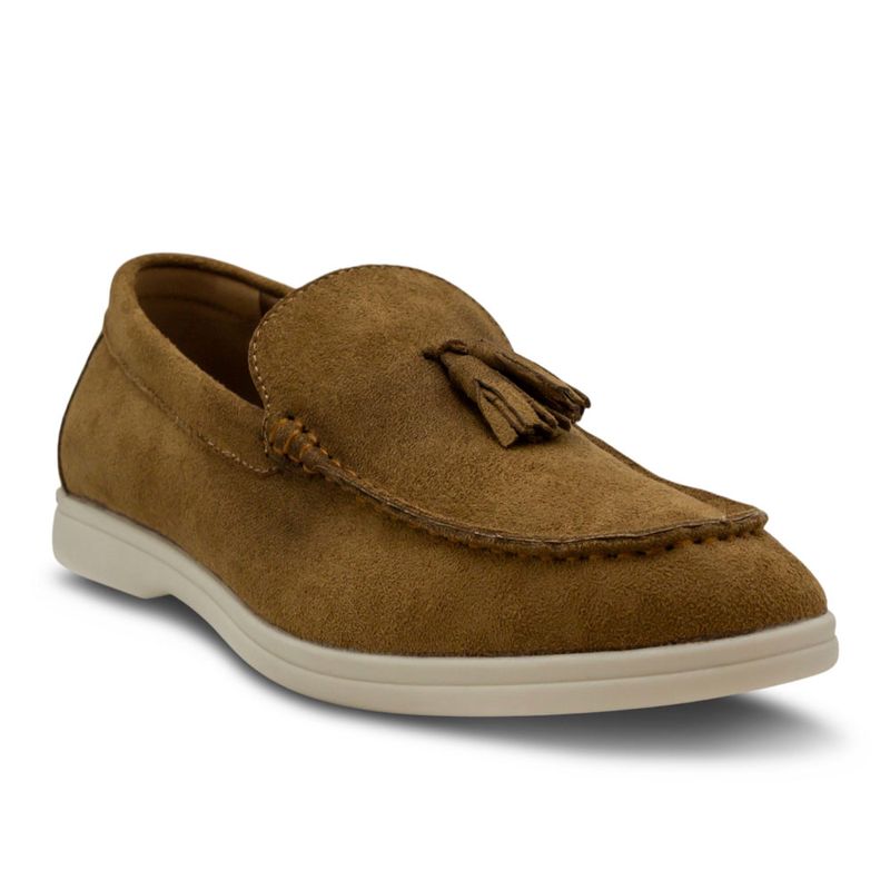 Mocasines-Breaker-De-Gamuza-Marrón-Con-Borlas-Para-Hombre-280192-Talla-40-2