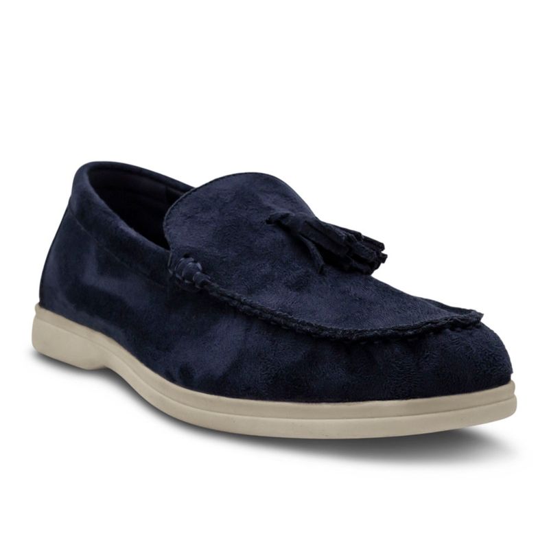 Mocasines-Breaker-De-Gamuza-Azul-Con-Borlas-Para-Hombre-280492-Talla-40-2