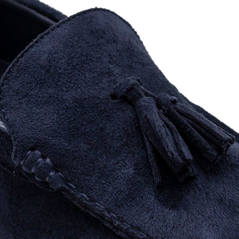 Mocasines-Breaker-De-Gamuza-Azul-Con-Borlas-Para-Hombre-280492-Talla-40-5