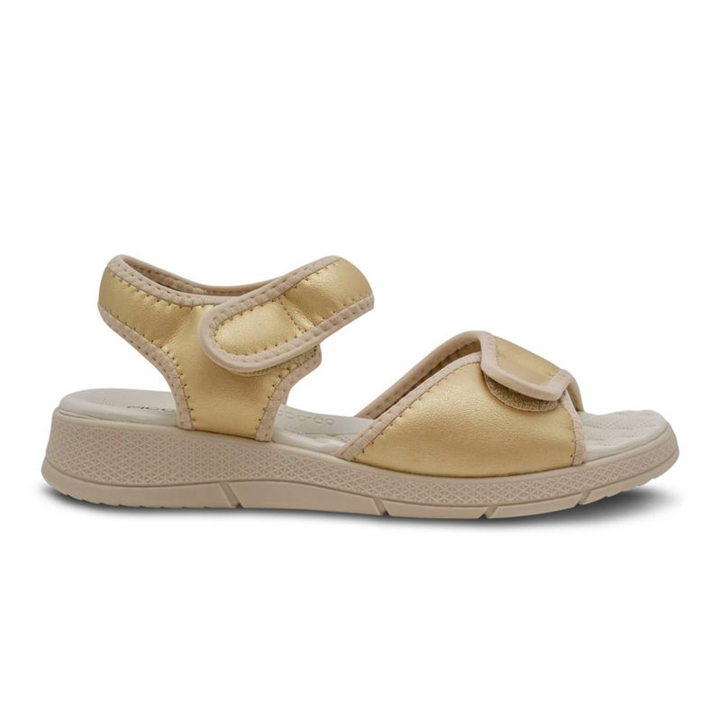 Sandalia-Piccadilly-Confort-Con-Velcro-Para-Mujer---Color-Oro-192326-Talla-36-0