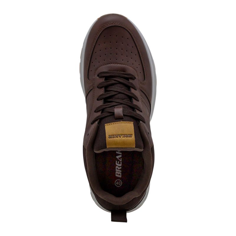 Tenis-Casuales-Para-Hombre-Breaker-Cafe-Con-Suela-Caramelo-280493-Talla-39-4