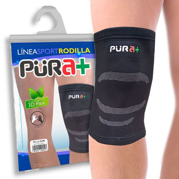 Rodilleras Pura+ Negro Unisex 645667