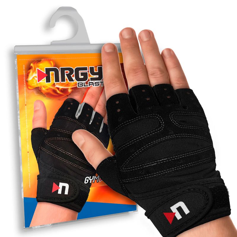 Guantes-Nrgy-Negro-Unisex-645670-Talla-44-0