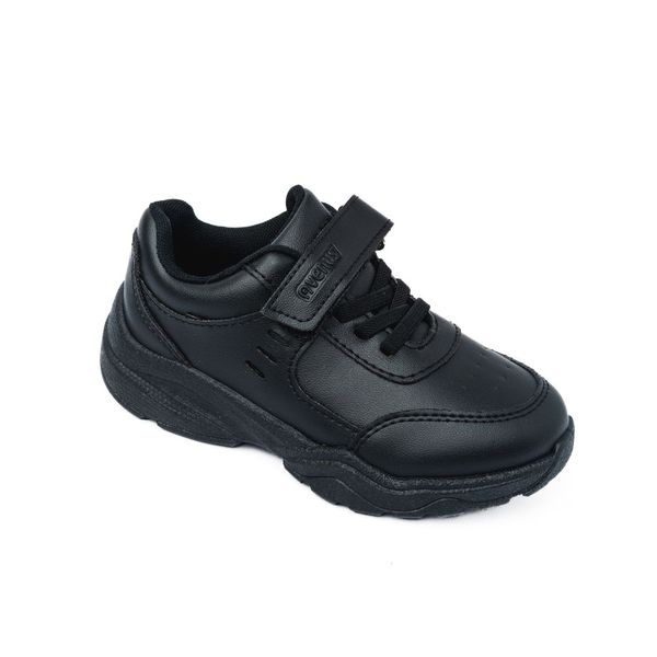 Tenis Venus Negro Colegial con Velcro 645504