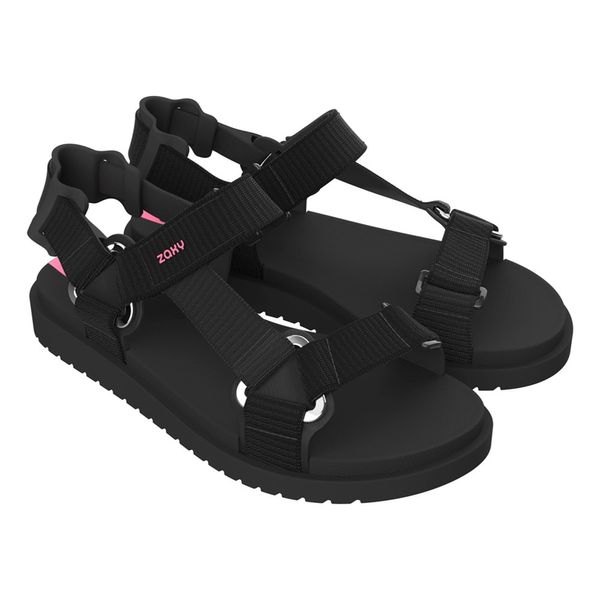 Sandalias Zaxy Mujer Casual Negro 640750