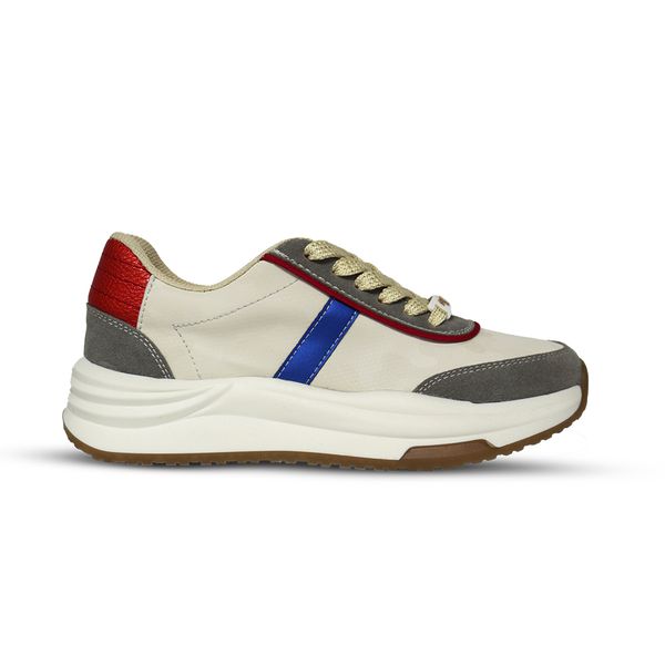 Tenis Casuales Mujer Lucca Beige 646443