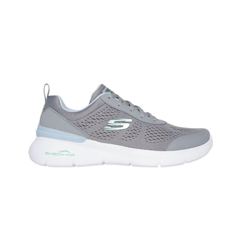 Tenis-Skechers-Deportivos-Para-Mujer-Gris-642830-Talla-36-0