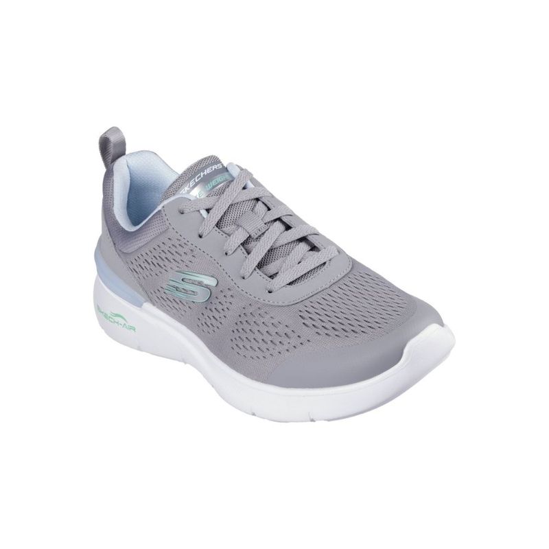 Tenis-Skechers-Deportivos-Para-Mujer-Gris-642830-Talla-36-4