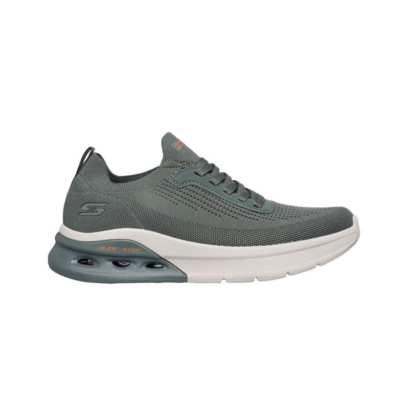 Tenis-Skechers-Deportivos-Para-Hombre-Verde-646106-Talla-41-0