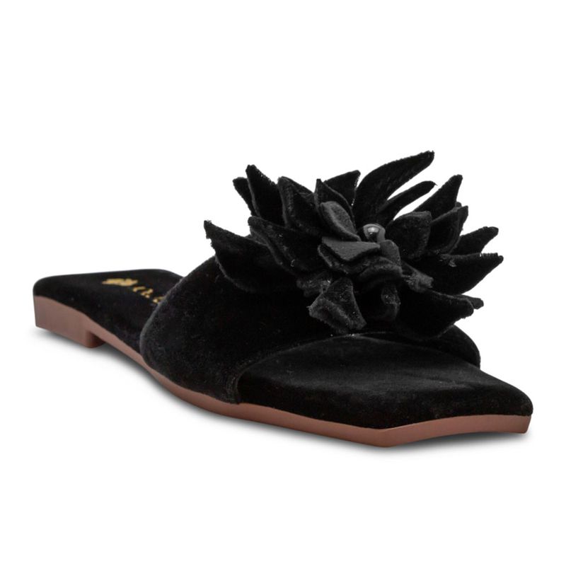 Sandalias-Sr-Rana-Mujer-Flor-Negro-646125-Talla-36-2