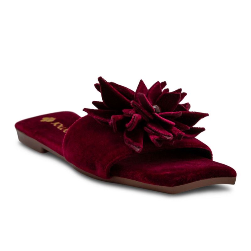 Sandalias-Sr-Rana-Mujer-Flor-Vino-Tinto-646126-Talla-35-2