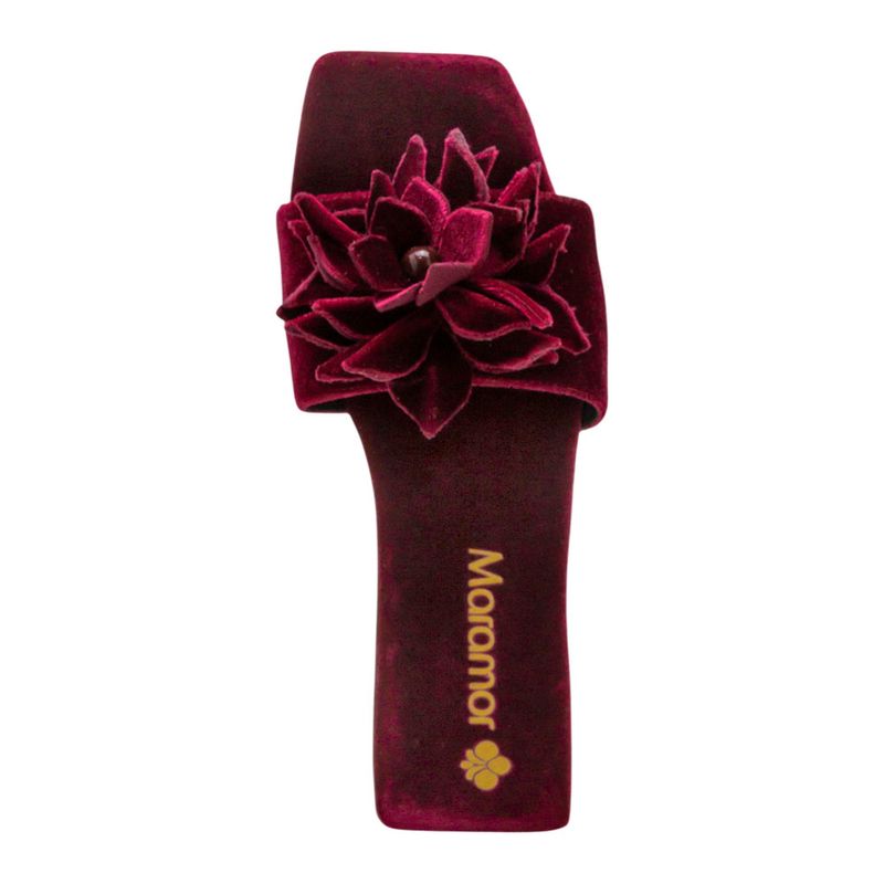 Sandalias-Sr-Rana-Mujer-Flor-Vino-Tinto-646126-Talla-35-4