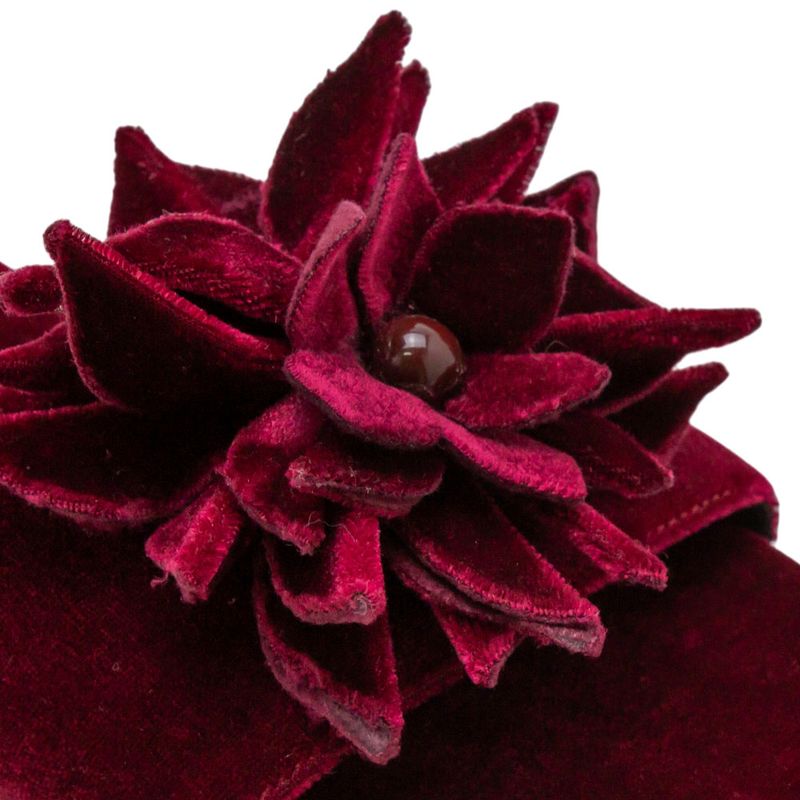 Sandalias-Sr-Rana-Mujer-Flor-Vino-Tinto-646126-Talla-35-5