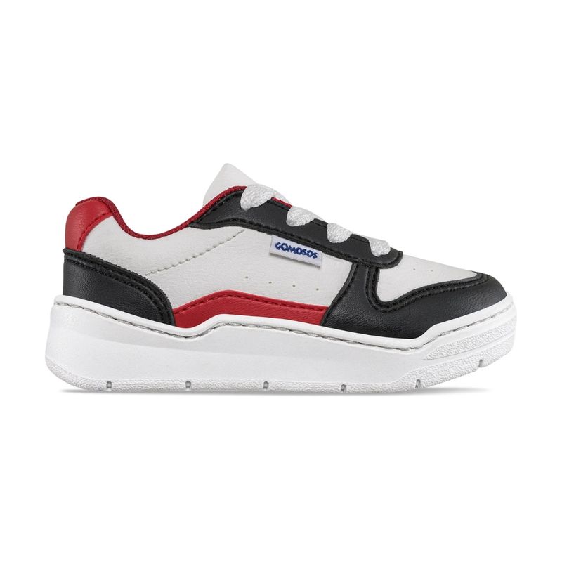 Tenis-Gomosos-Casuals-Para-Niño-Color-Blanco/rojo-642939-Talla-24-0