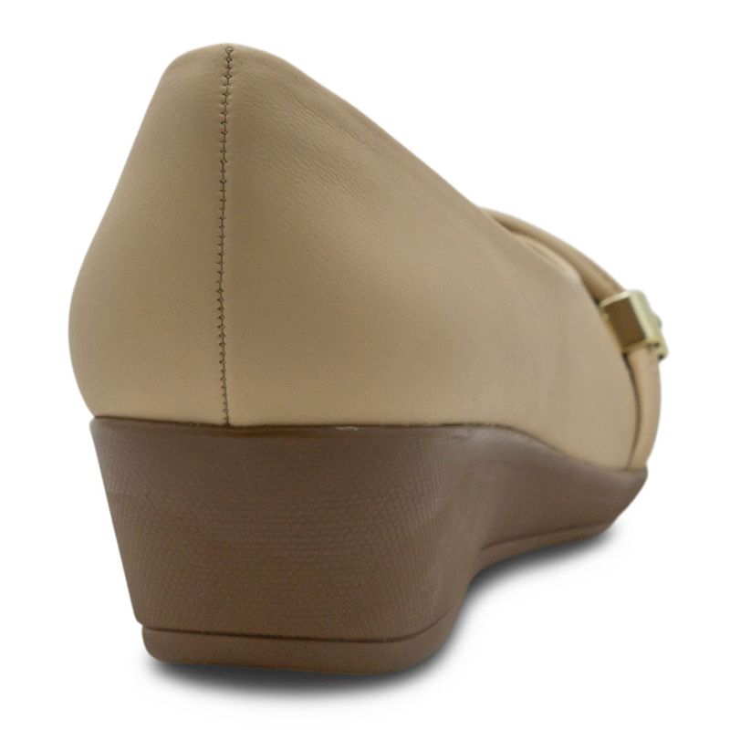 Baleta-Piccadilly-Tacon-Corrido-Beige-Con-Hebilla-Dorada-Para-Mujer-192351-Talla-35-5