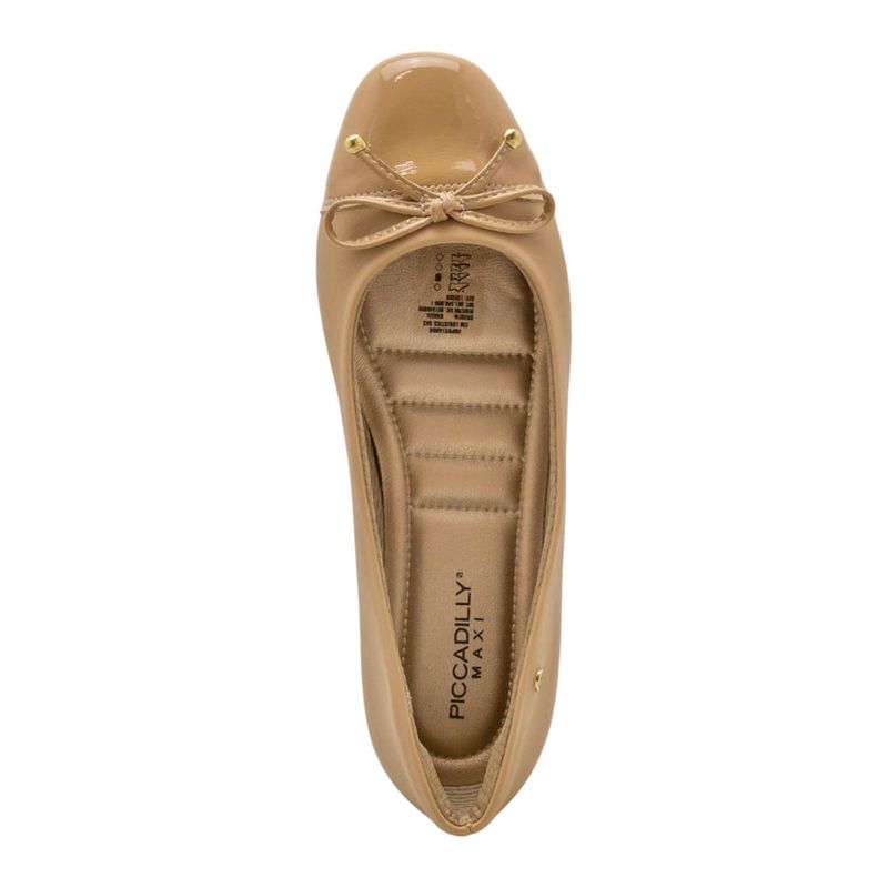 Baletas-Beige-Para-Mujer-Con-Punta-En-Charol-Y-Moño-Decorativo-192349-Talla-35-1