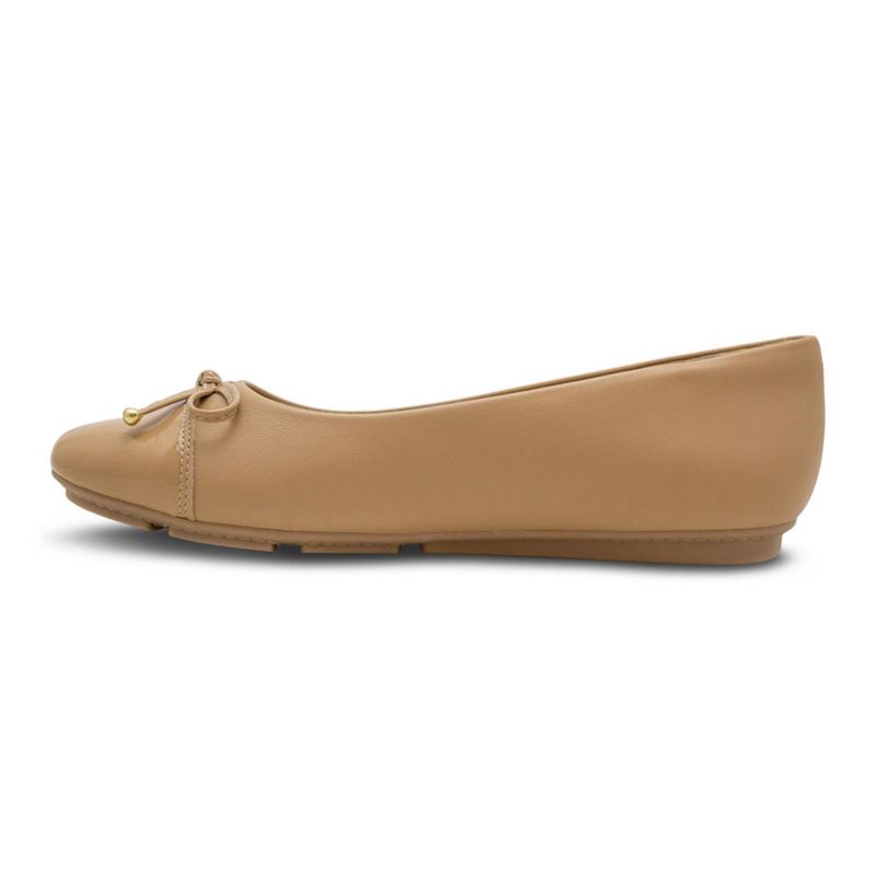 Baletas-Beige-Para-Mujer-Con-Punta-En-Charol-Y-Moño-Decorativo-192349-Talla-35-4