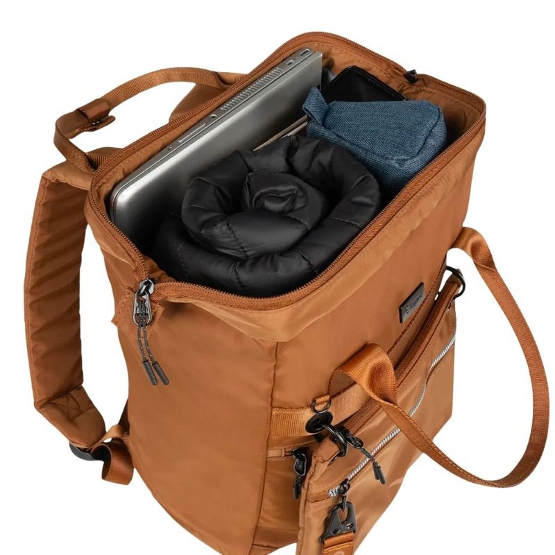 Mochila-Lugano-Multifuncional-De-Nylon-Color-Marrón-Caramelo-644894-Talla-44-2