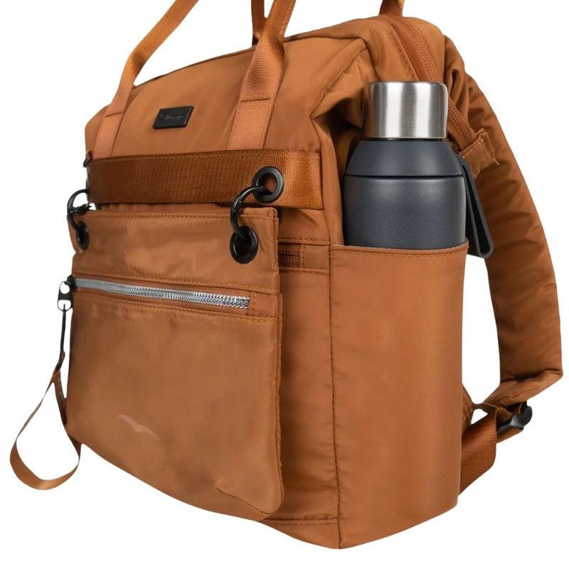 Mochila-Lugano-Multifuncional-De-Nylon-Color-Marrón-Caramelo-644894-Talla-44-4