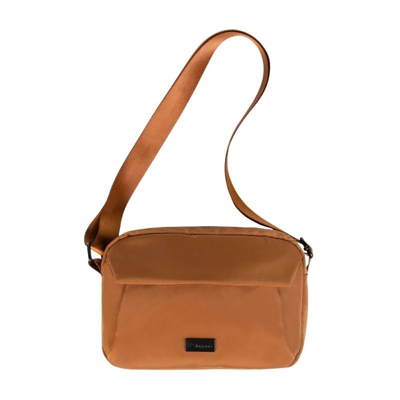 Bolso-Bandolera--Lugano-De-Nylon-Marrón-Caramelo-644917-Talla-44-3