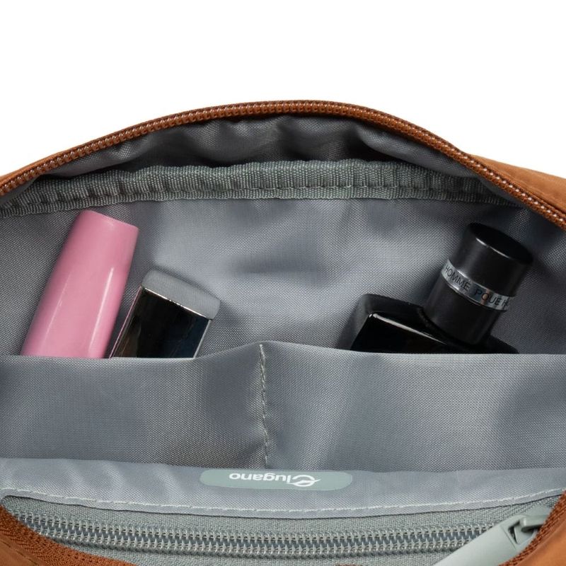 Bolso-Bandolera--Lugano-De-Nylon-Marrón-Caramelo-644917-Talla-44-5