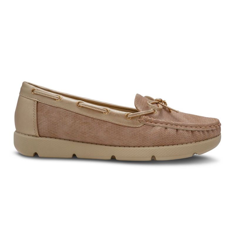 Mocasines-Via-Spring-Confort-Náuticos-En-Oro-Rosa-Metalizado-Talla-36-0