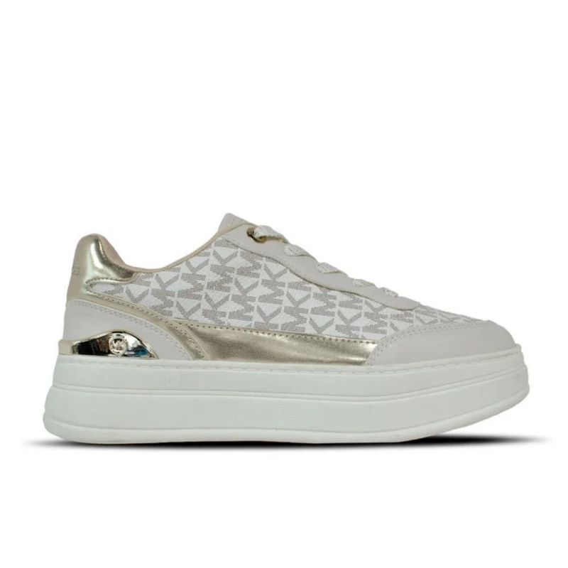 Tenis-Casuales-Michael-Kors-Mujer-Beige-645376-Talla-34-0