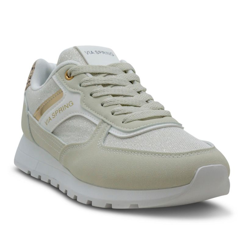 Tenis-Casuales-Via-Spring-Para-Mujer-Beige/dorado-280313-Talla-35-2