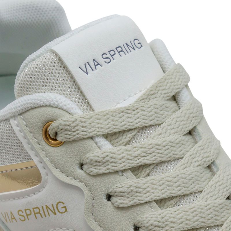 Tenis-Casuales-Via-Spring-Para-Mujer-Beige/dorado-280313-Talla-35-5