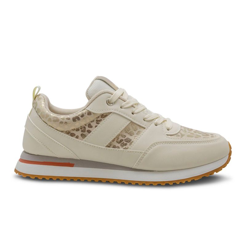 Tenis-Casuales-Via-Spring-Para-Mujer-Beige/dorado-280322-Talla-35-0