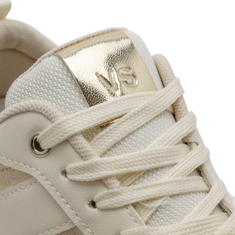 Tenis-Casuales-Via-Spring-Para-Mujer-Beige/dorado-280322-Talla-35-5
