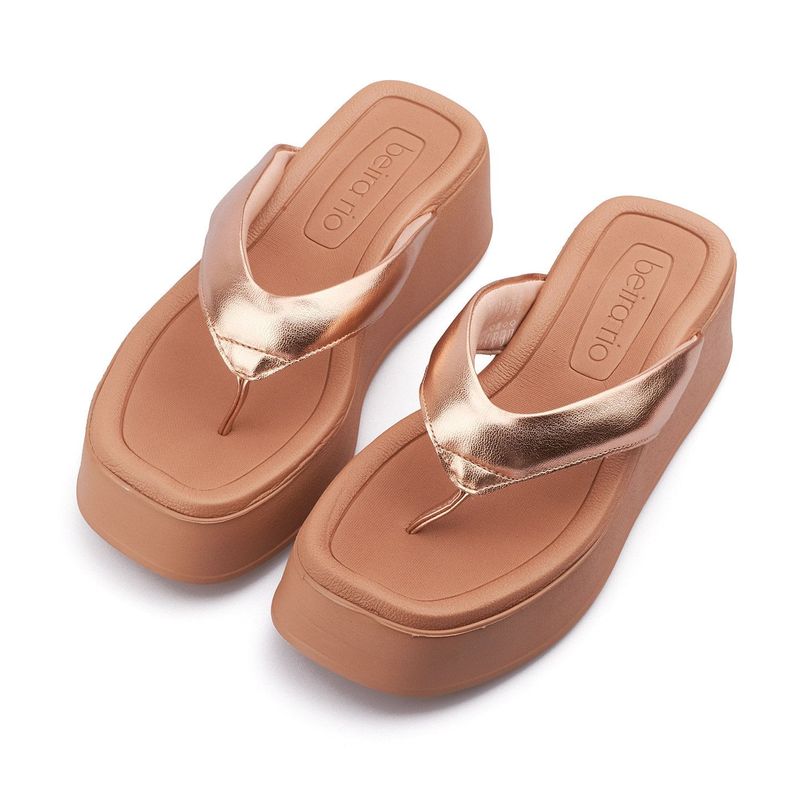 Sandalias-Mujer-Color-Oro-Rosa-Marca-Beira-Rio--Talla-39-4