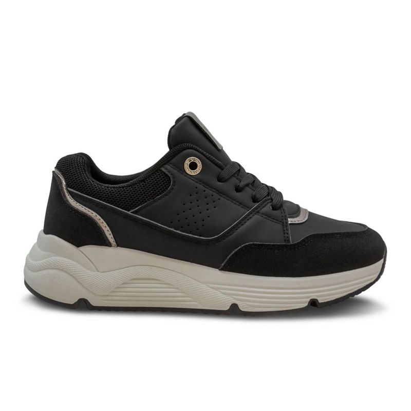 Tenis-Casuales-Via-Spring-Para-Mujer-Color-Negro-281417-Talla-35-0